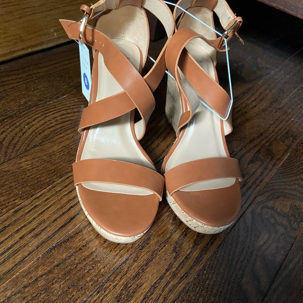 Target A New Day Brown Wedge Sandal